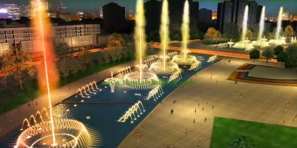 动感喷泉水景：多元形态与专业设计赋能城市景观新活力