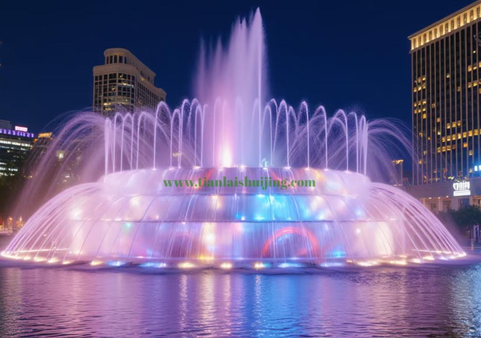 程控喷泉：科技与艺术融合下的水景新范式，专业团队如何打造灵动水景