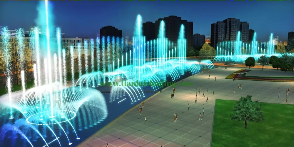 广场音乐喷泉设计