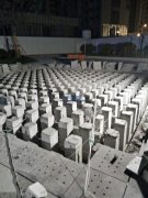 济南喷泉公司案例-世茂旱地矩阵音乐喷泉