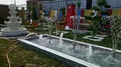 招远度假村旋转花篮小喷泉