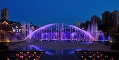 受气候影响，东北地区音乐喷泉率先进入“休眠”状态。